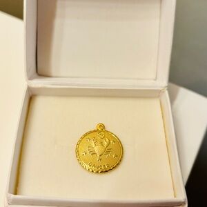 3/$30 Cancer Zodiac Pendant gold tone